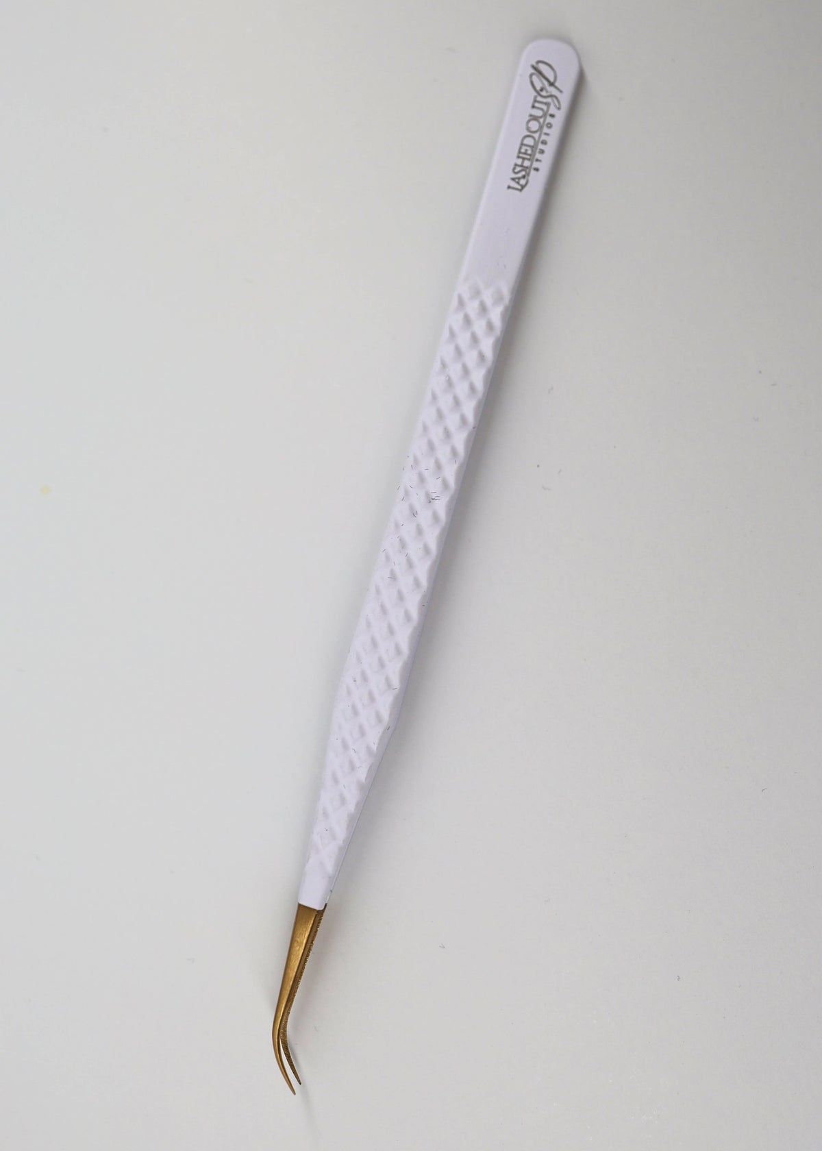 White & Gold: Curved Iso Tweezer