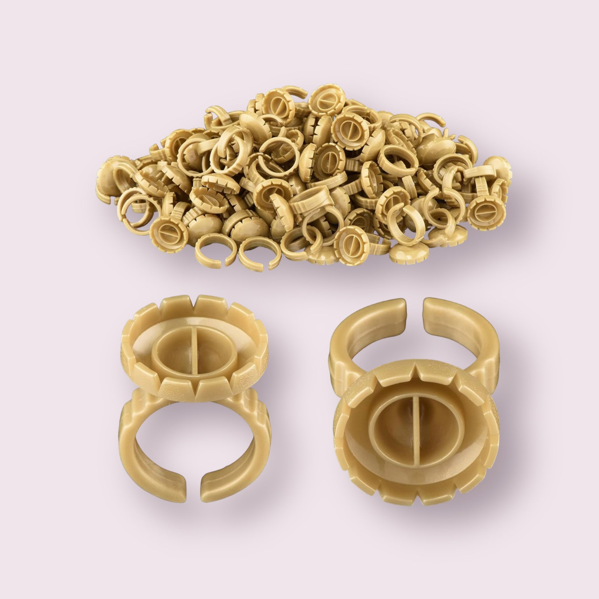 Heart Glue Rings