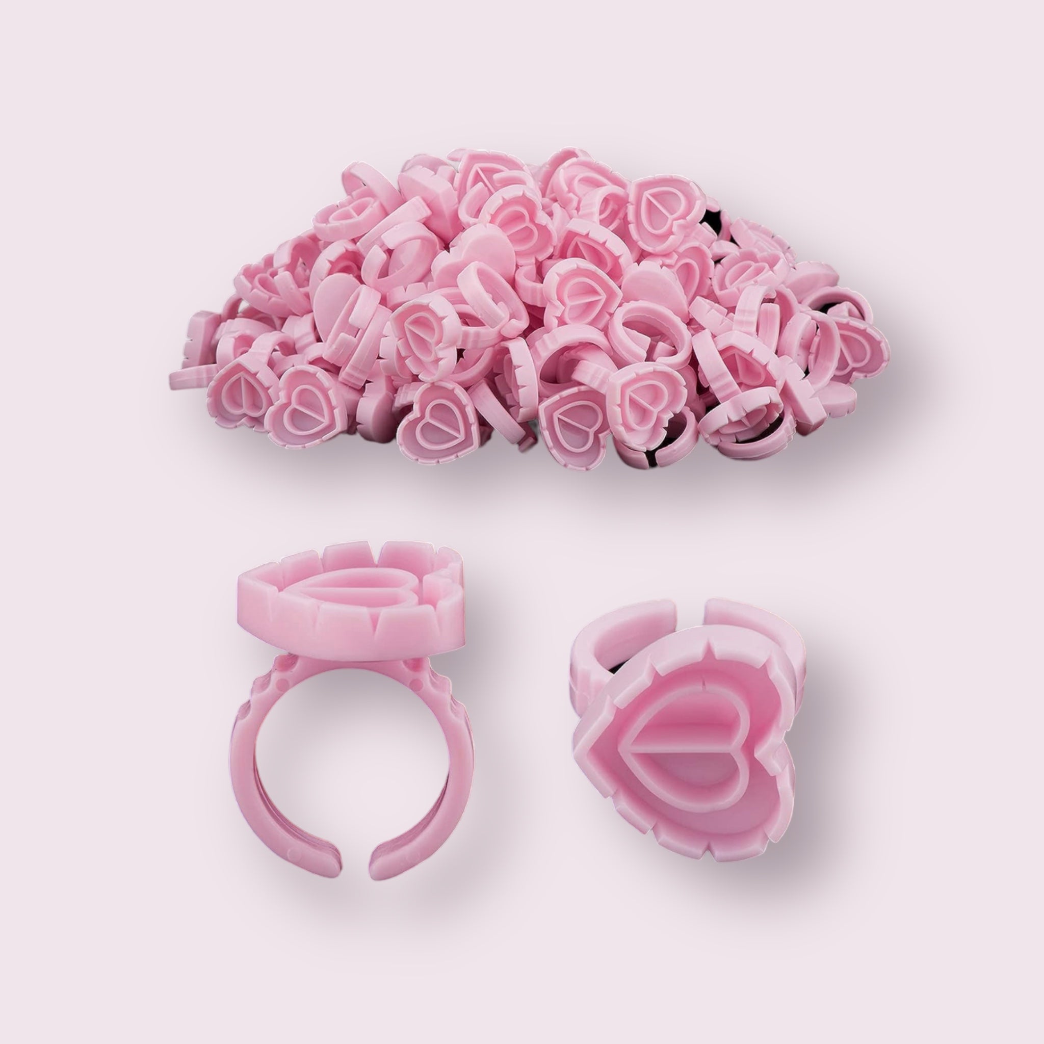 Heart Glue Rings