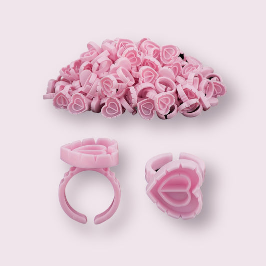 Heart Glue Rings