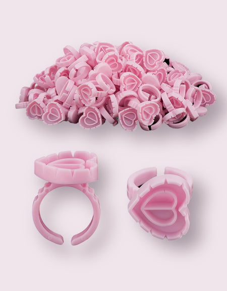 Heart Glue Rings